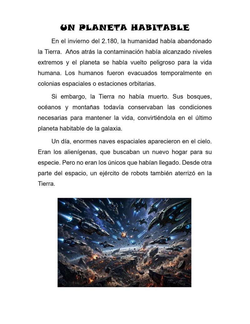 UN PLANETA HABITABLE — page 2