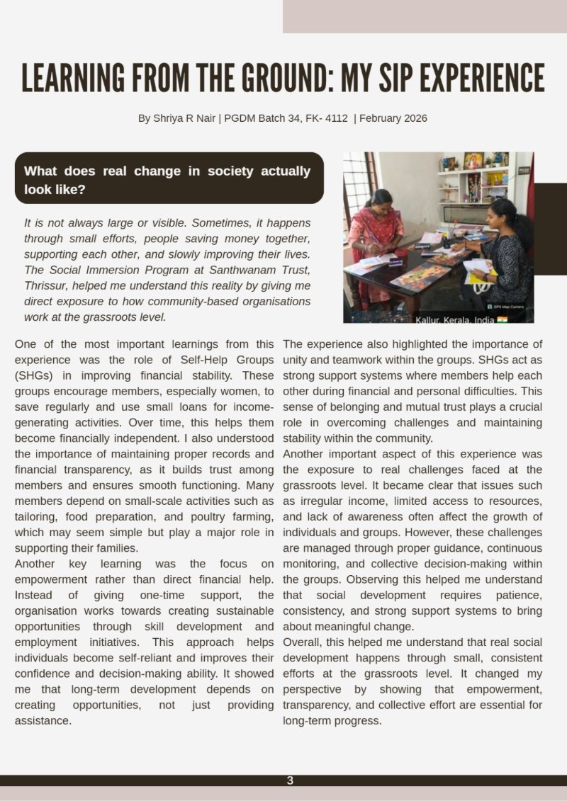 Beyond the Classroom : SIP Chronicles — page 14
