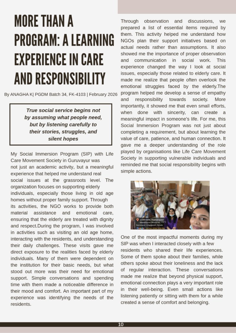 Beyond the Classroom : SIP Chronicles — page 21