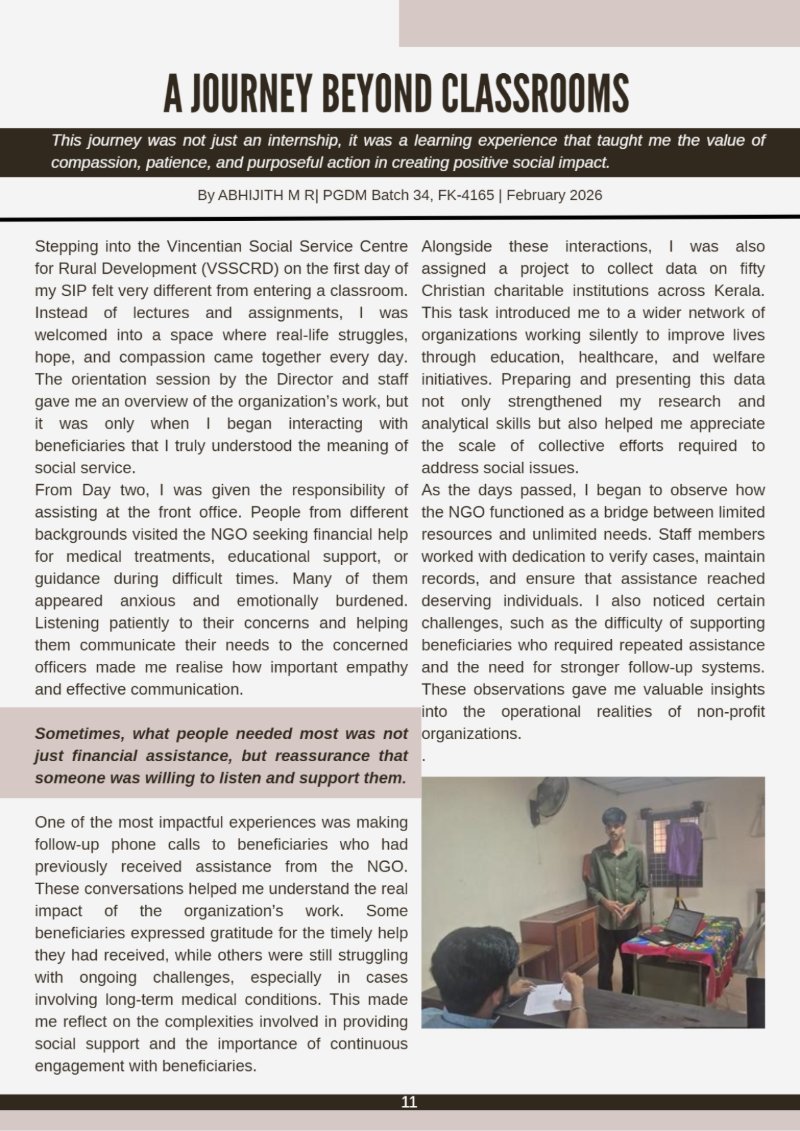 Beyond the Classroom : SIP Chronicles — page 22