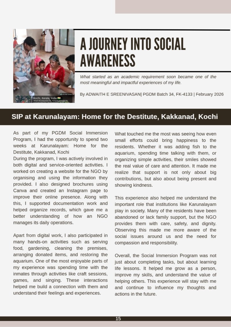 Beyond the Classroom : SIP Chronicles — page 26