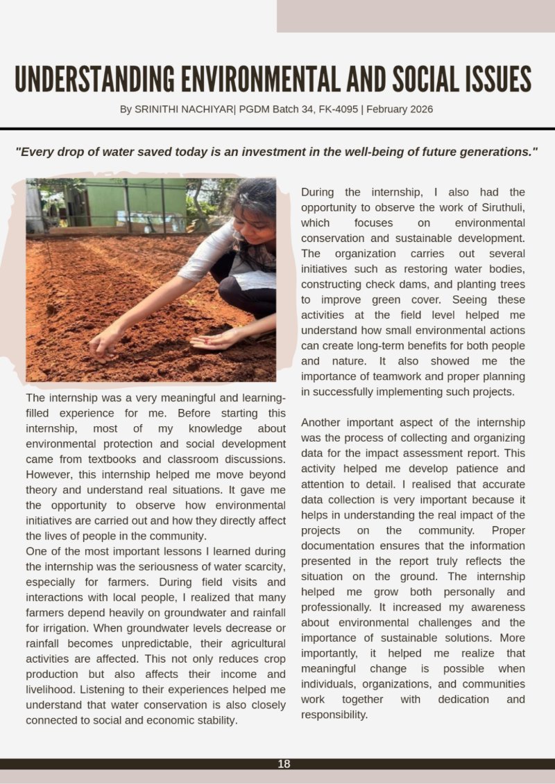 Beyond the Classroom : SIP Chronicles — page 30