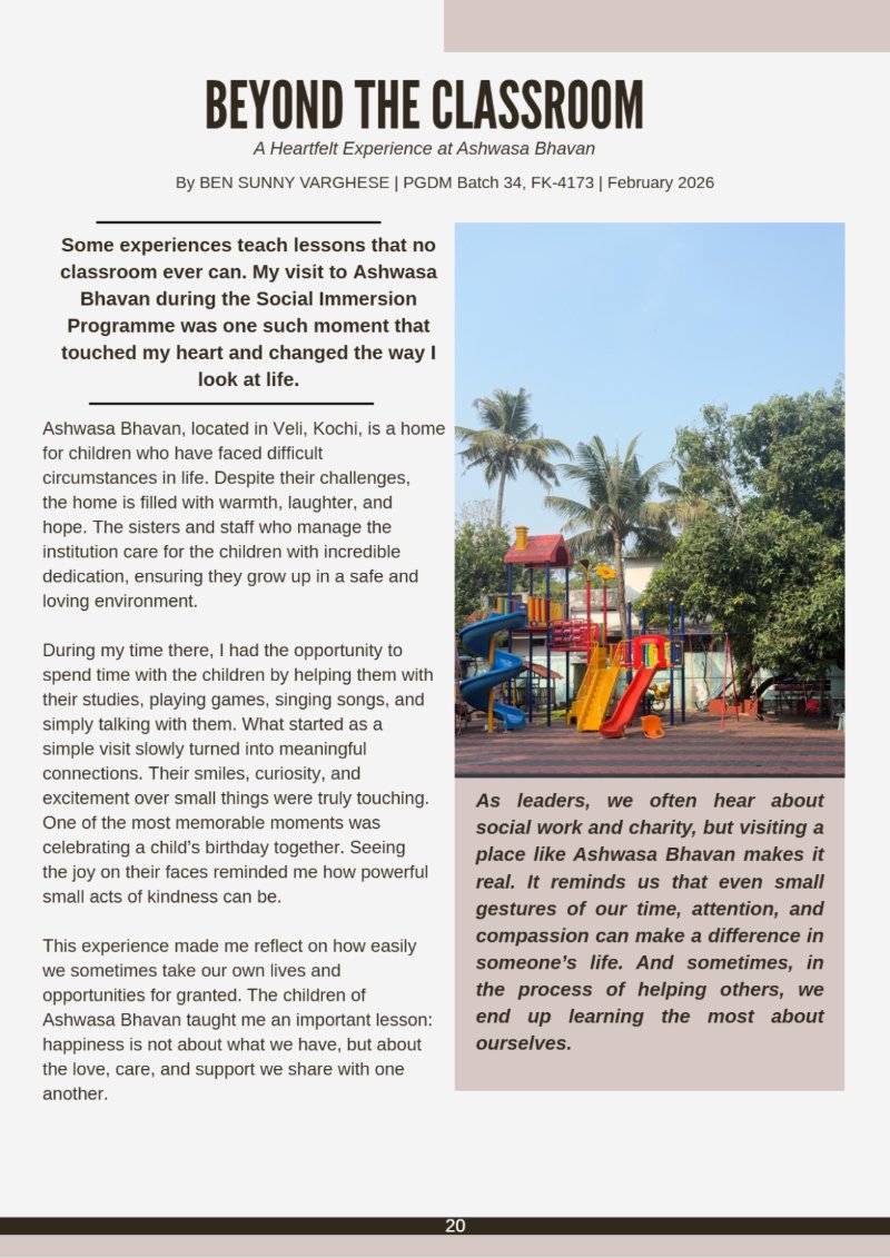 Beyond the Classroom : SIP Chronicles — page 31