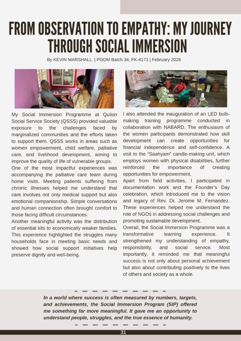 Beyond the Classroom : SIP Chronicles — page 42