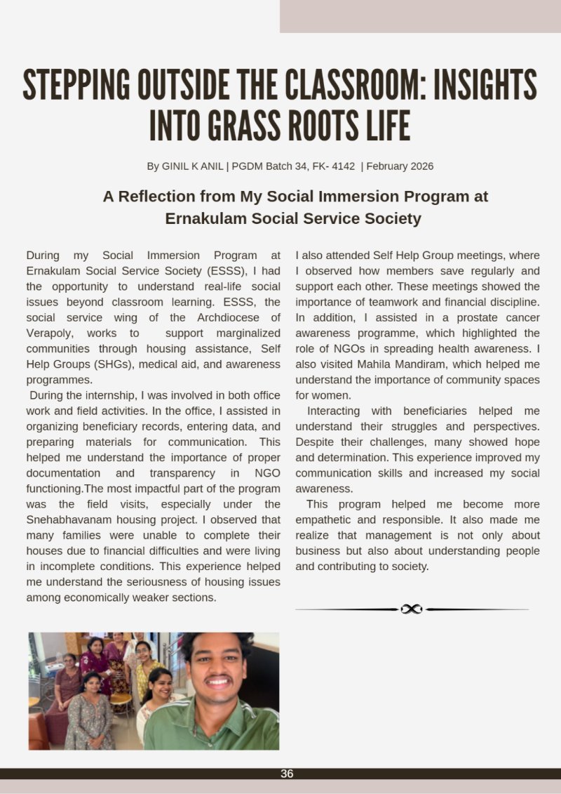 Beyond the Classroom : SIP Chronicles — page 47
