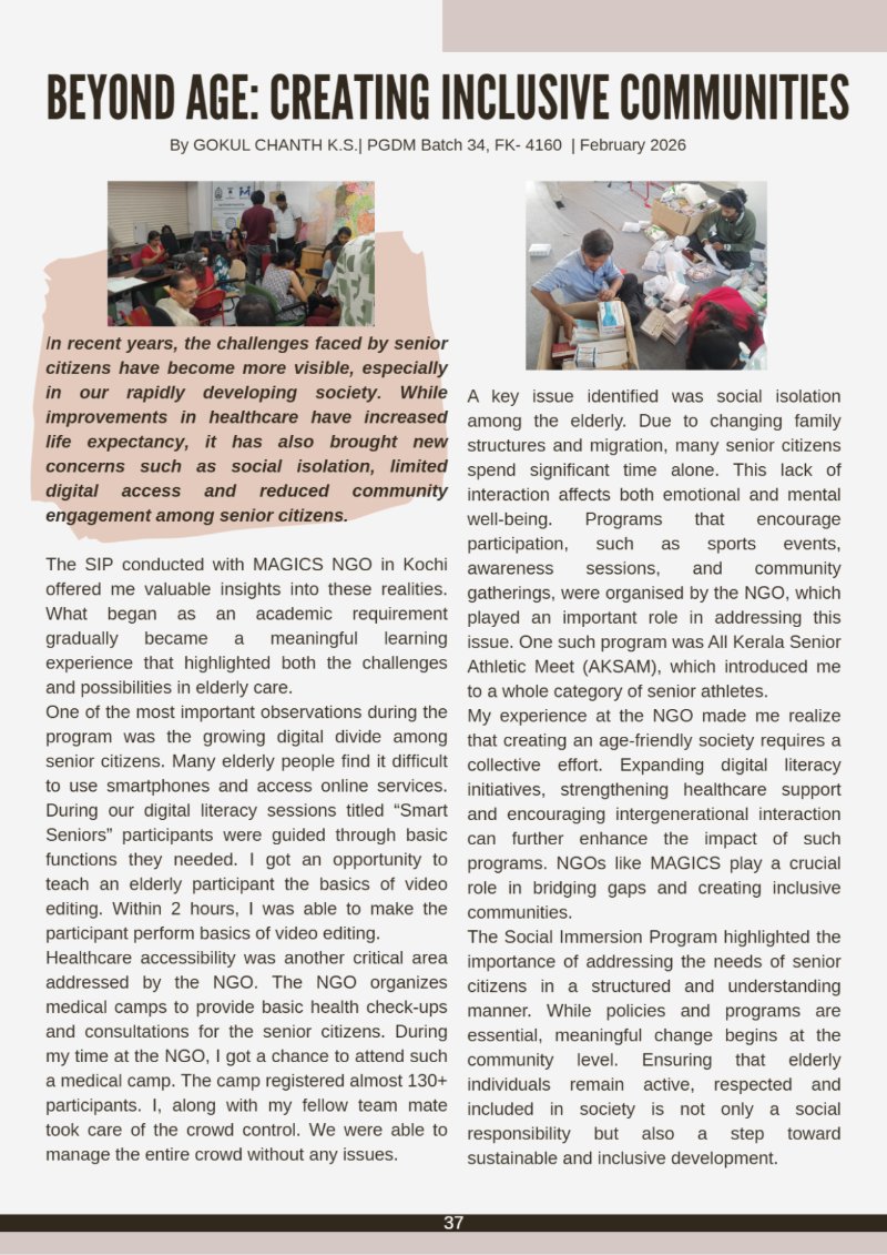 Beyond the Classroom : SIP Chronicles — page 48