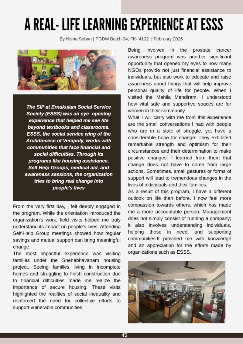 Beyond the Classroom : SIP Chronicles — page 56