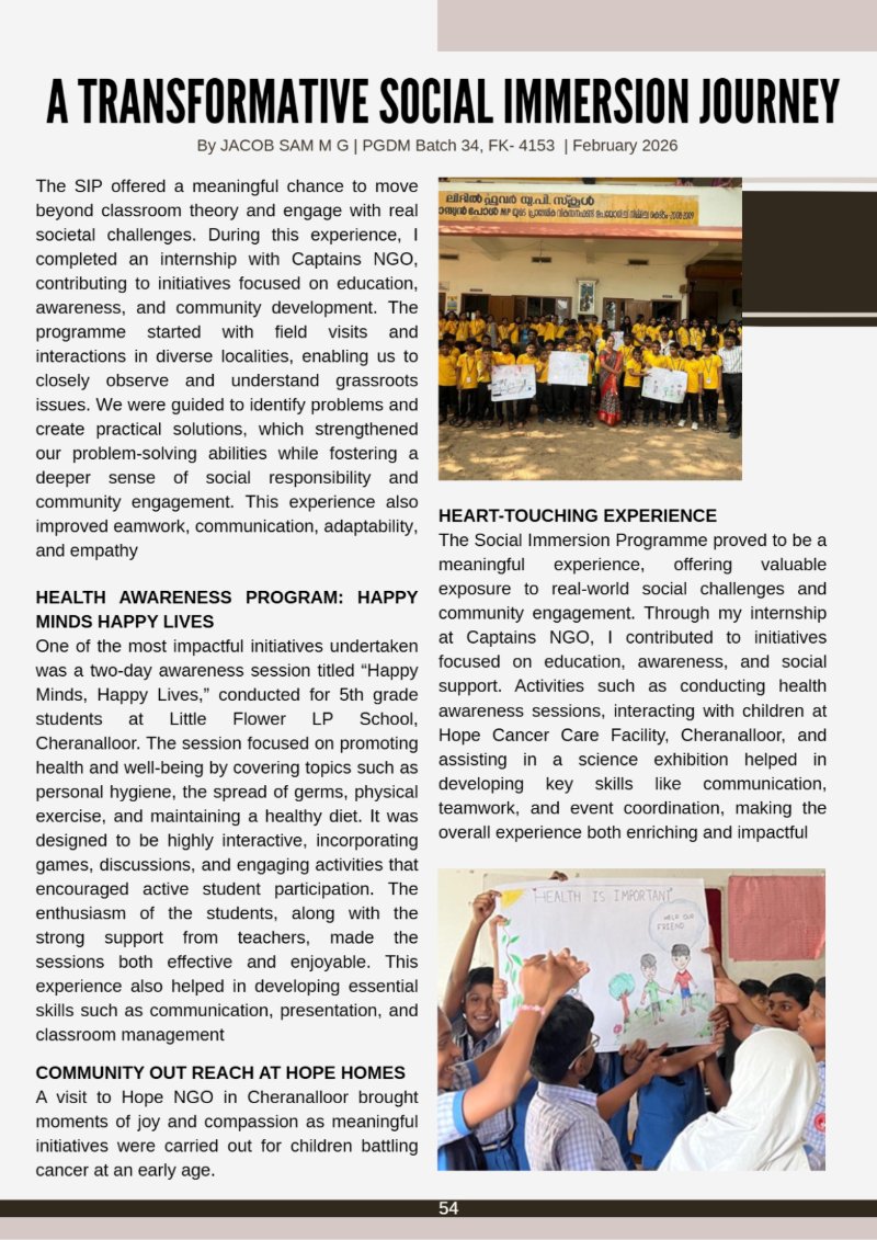 Beyond the Classroom : SIP Chronicles — page 65