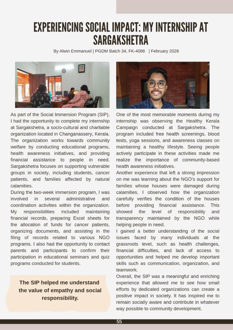 Beyond the Classroom : SIP Chronicles — page 66