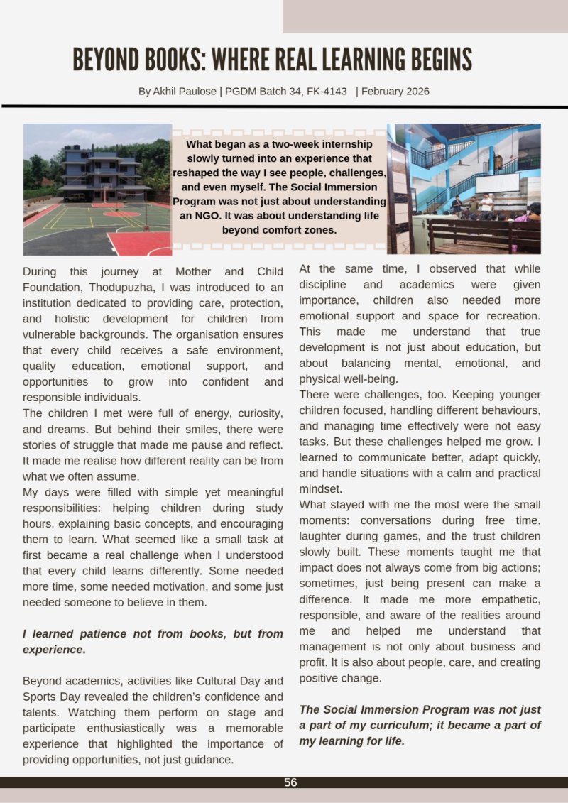 Beyond the Classroom : SIP Chronicles — page 67