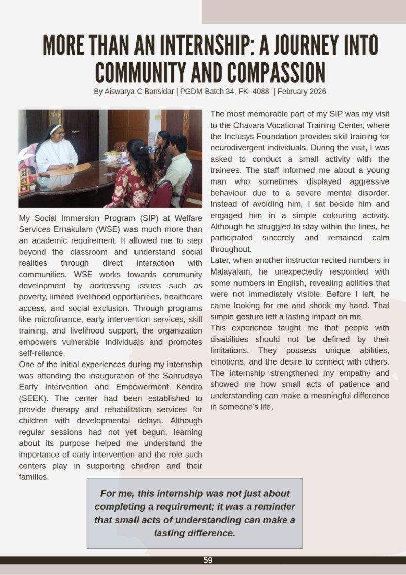 Beyond the Classroom : SIP Chronicles — page 70