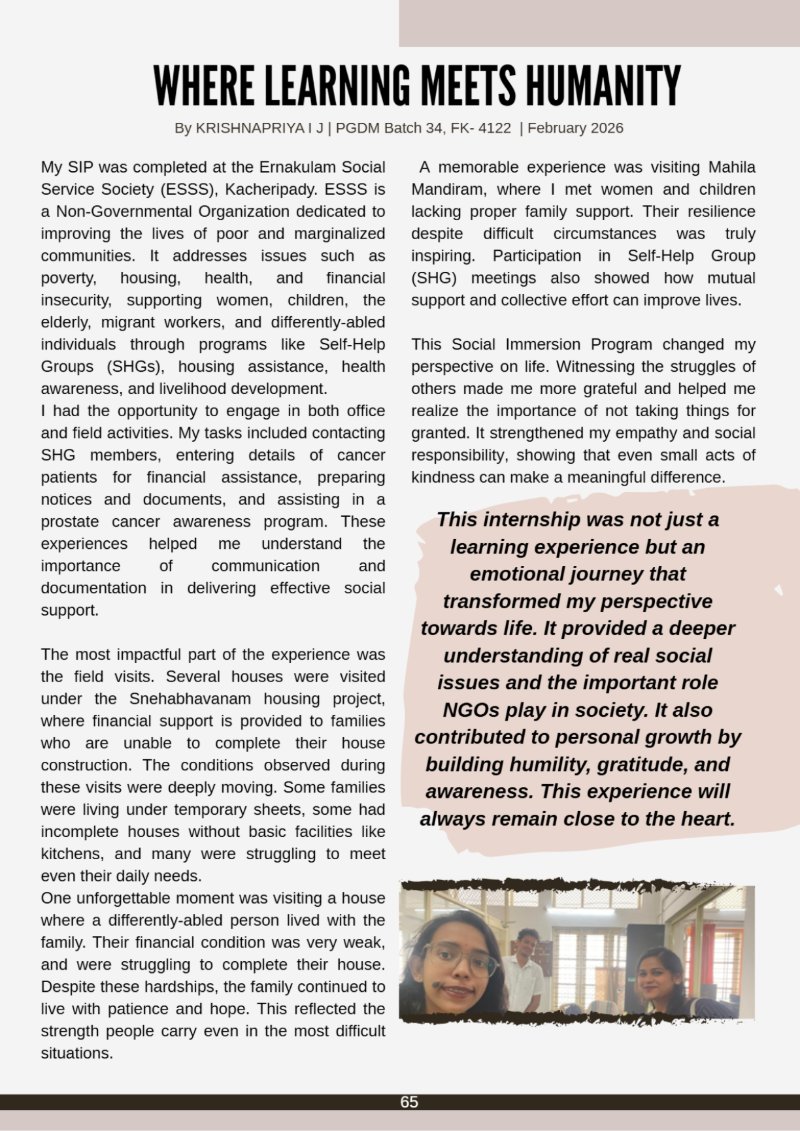 Beyond the Classroom : SIP Chronicles — page 76