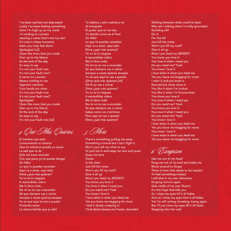 Keep Me Feed CD - The Warning — page 5