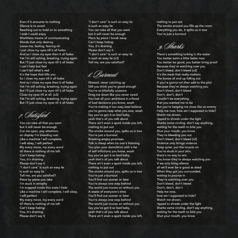 Keep Me Feed CD - The Warning — page 6