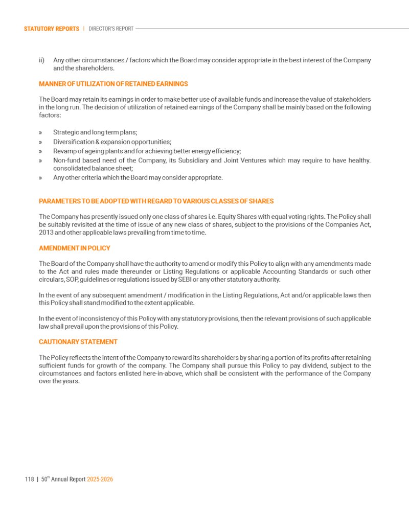 GNFC Annual Report 2025-26 — page 142