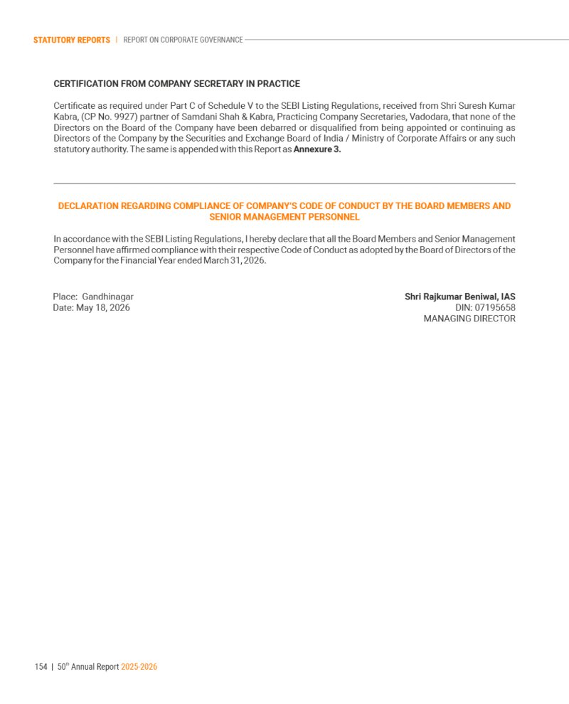 GNFC Annual Report 2025-26 — page 178