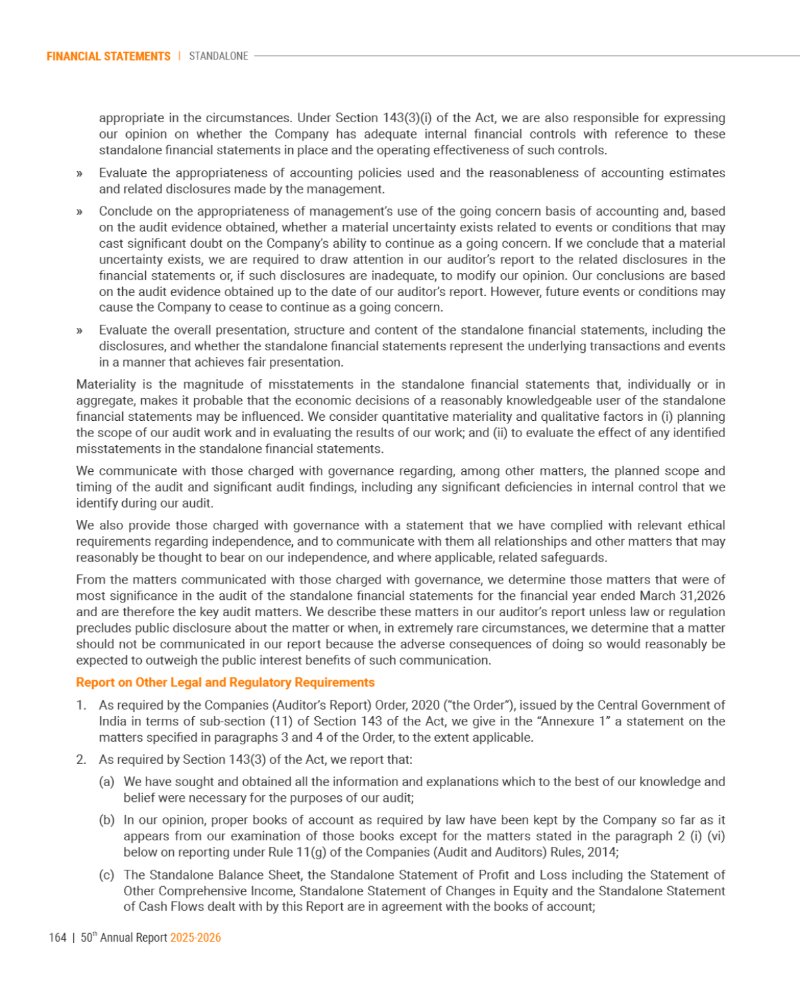 GNFC Annual Report 2025-26 — page 188