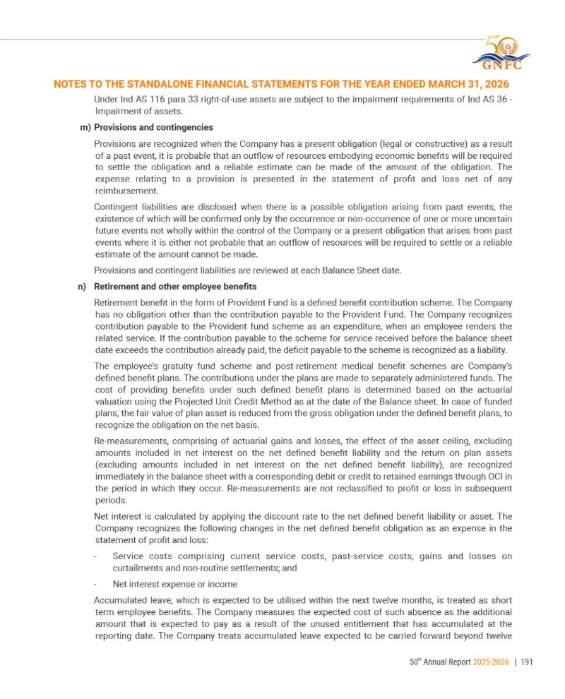 GNFC Annual Report 2025-26 — page 215