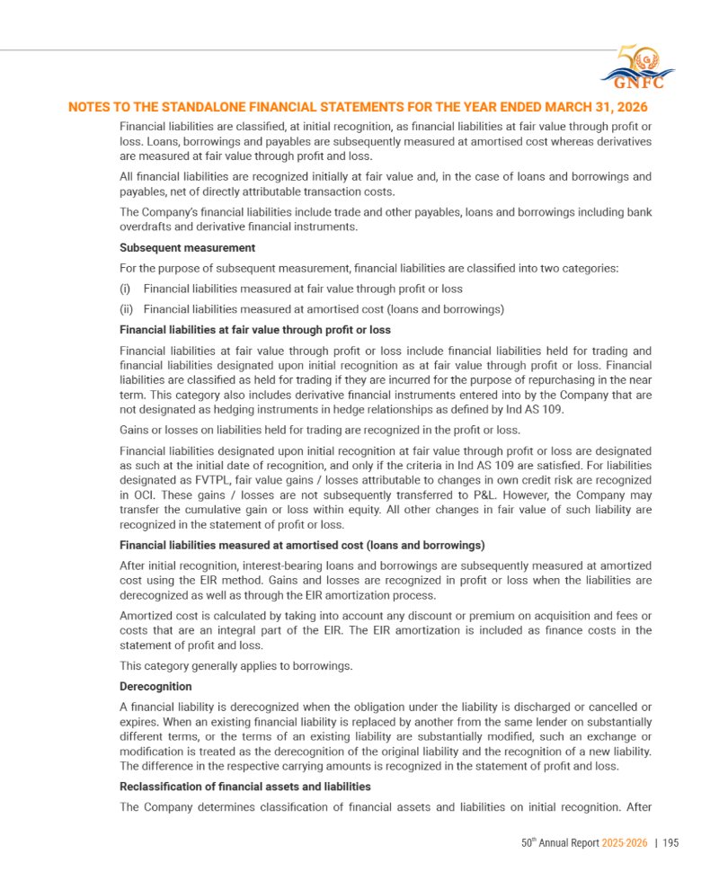 GNFC Annual Report 2025-26 — page 219
