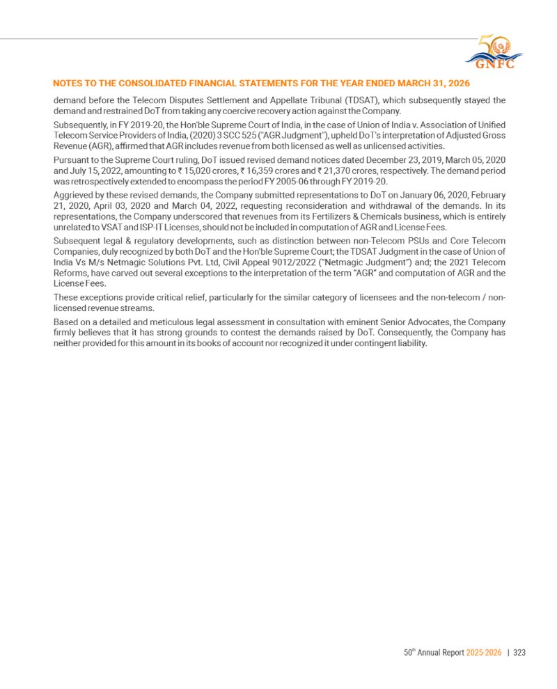 GNFC Annual Report 2025-26 — page 347