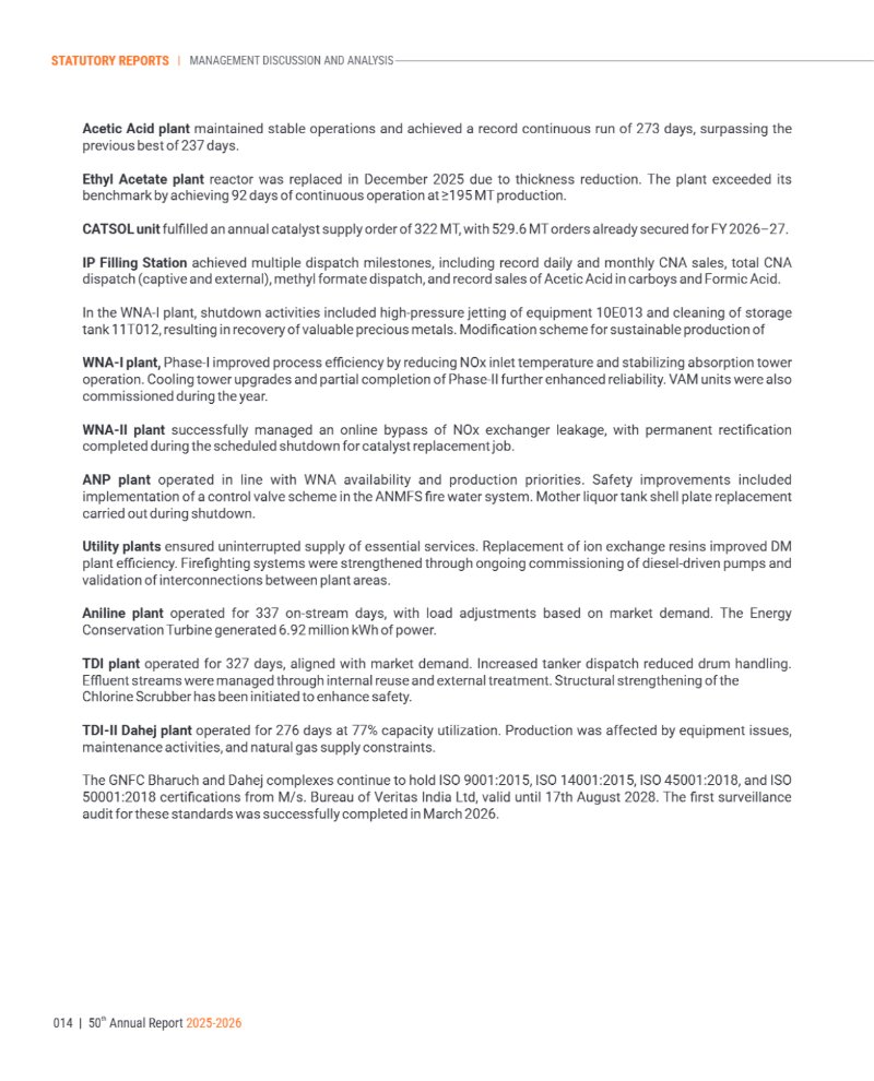 GNFC Annual Report 2025-26 — page 38