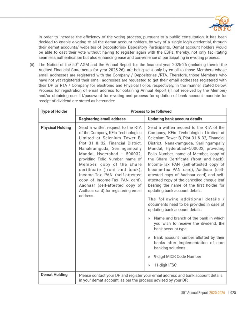 GNFC Annual Report 2025-26 — page 49