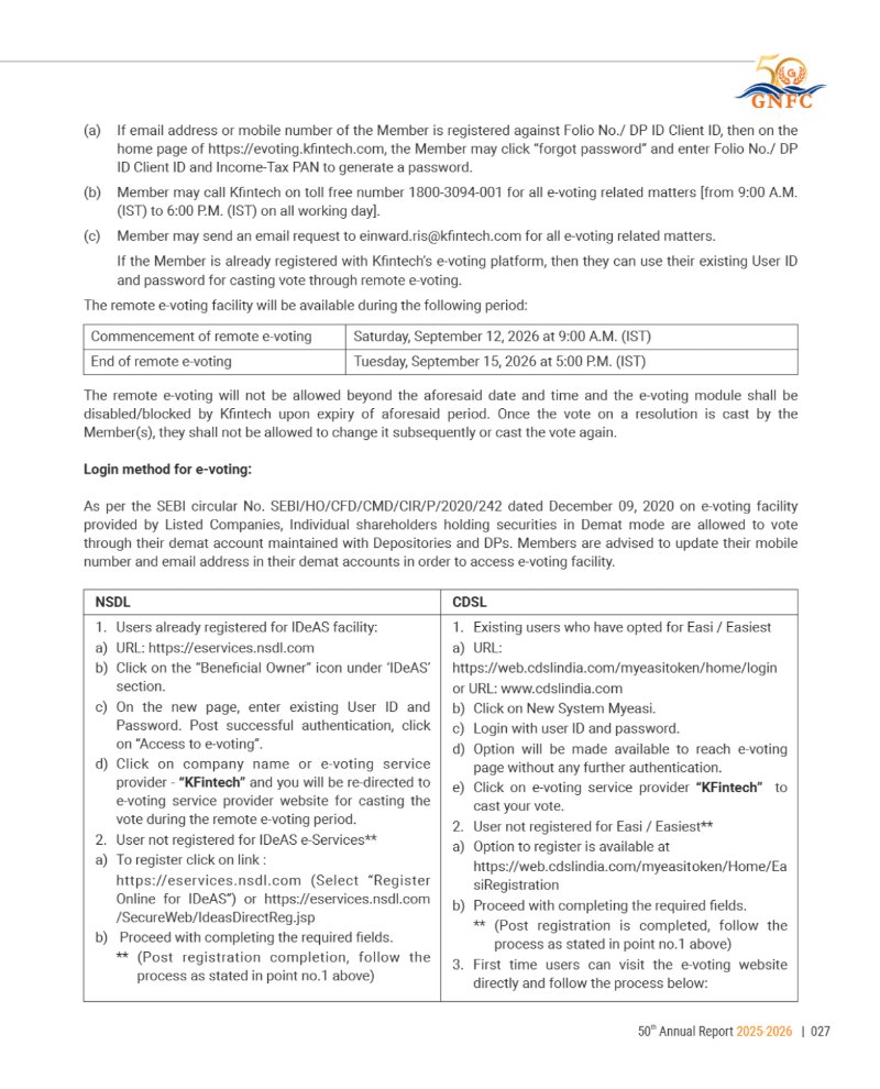 GNFC Annual Report 2025-26 — page 51