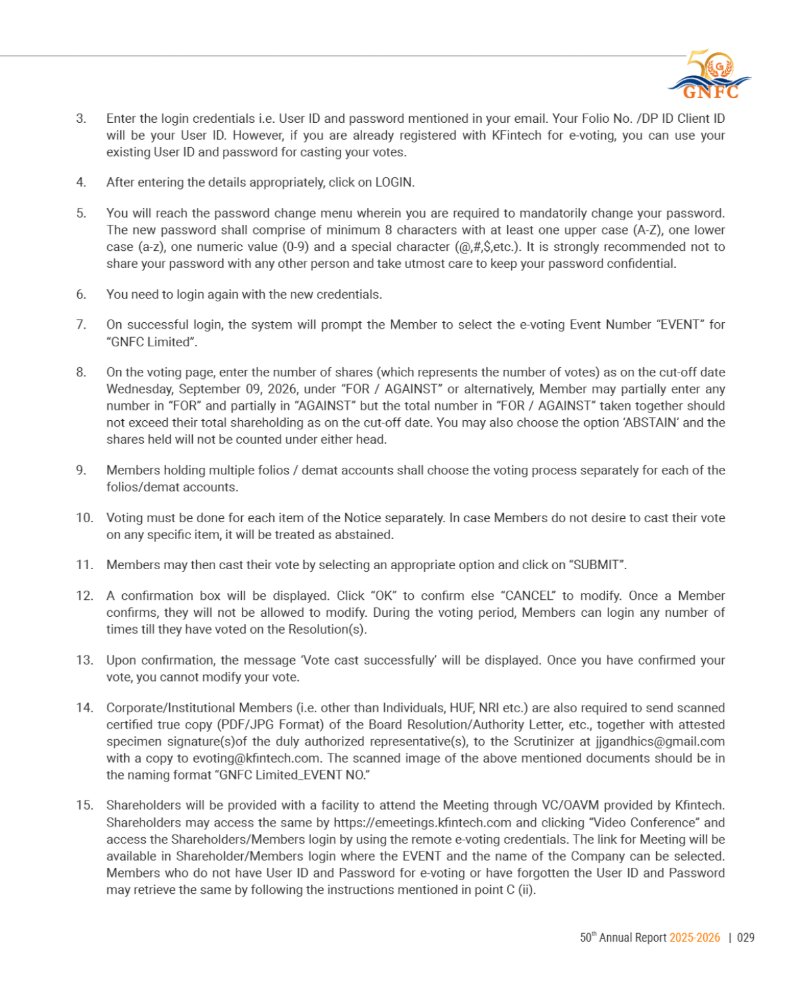 GNFC Annual Report 2025-26 — page 53