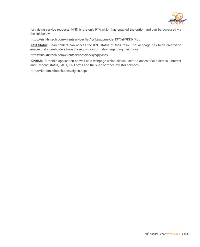 GNFC Annual Report 2025-26 — page 59