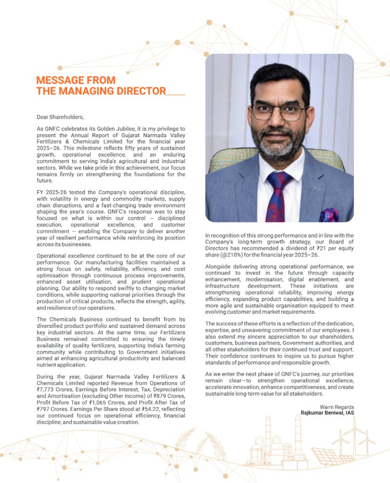 GNFC Annual Report 2025-26 — page 7