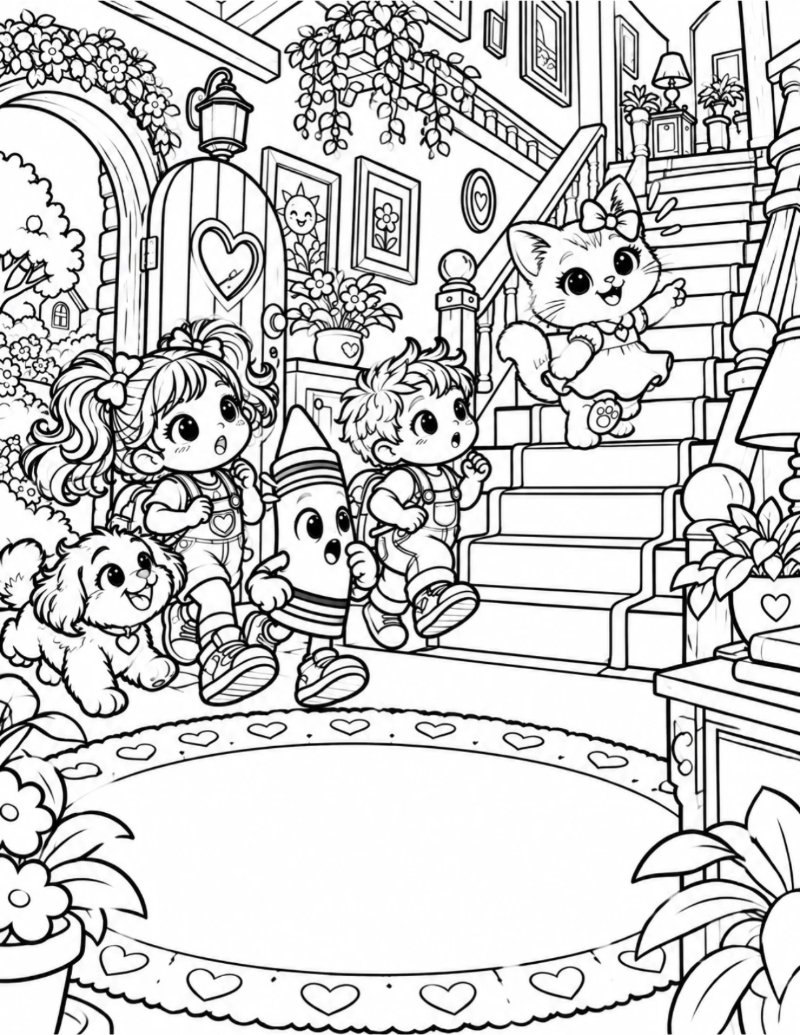 THE LOST COLOR IN cOLORING FUN TIMES WORD — page 13