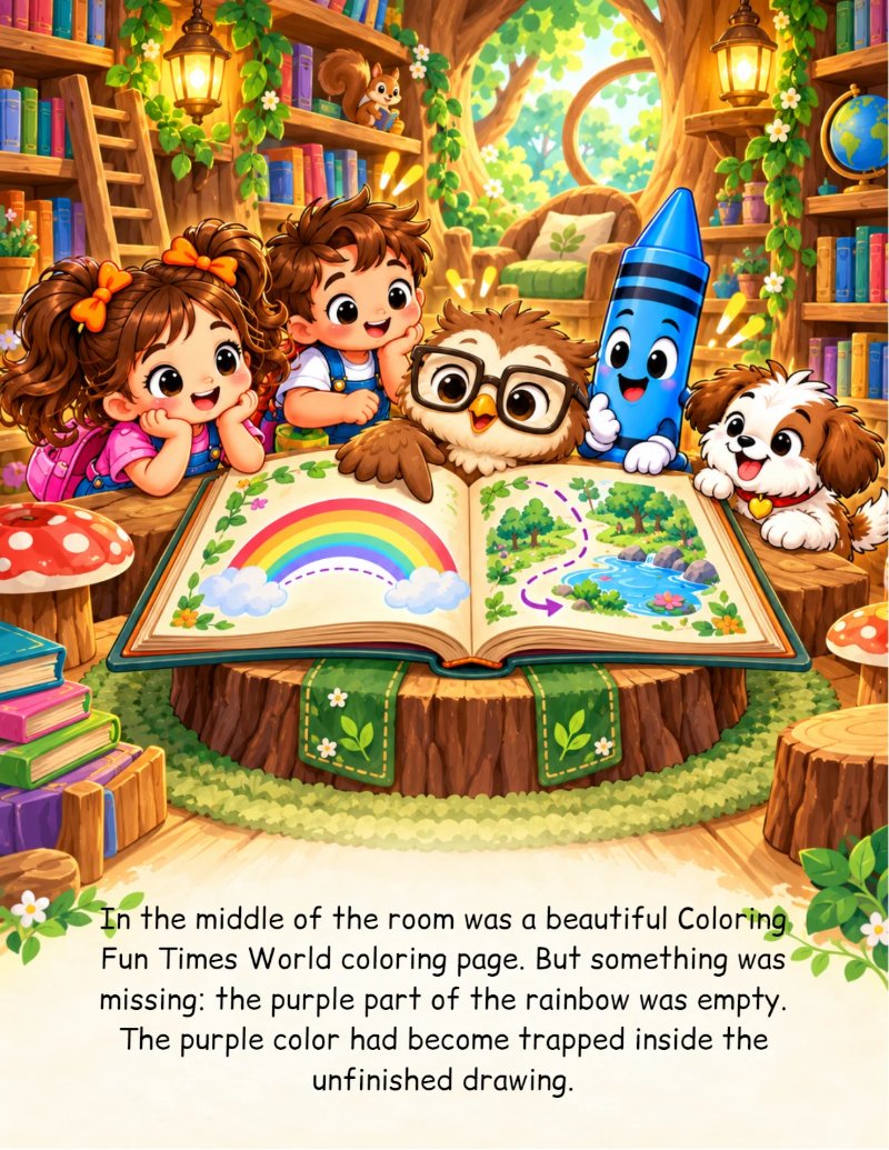 THE LOST COLOR IN cOLORING FUN TIMES WORD — page 14