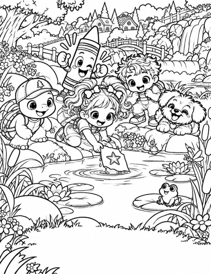 THE LOST COLOR IN cOLORING FUN TIMES WORD — page 17