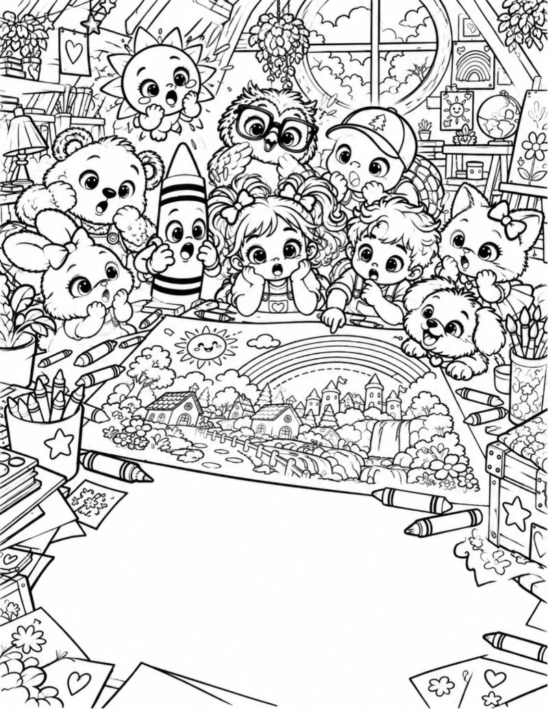 THE LOST COLOR IN cOLORING FUN TIMES WORD — page 19