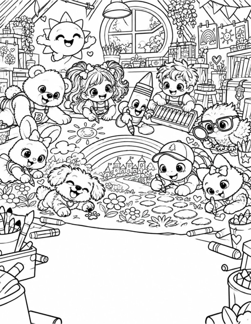 THE LOST COLOR IN cOLORING FUN TIMES WORD — page 21