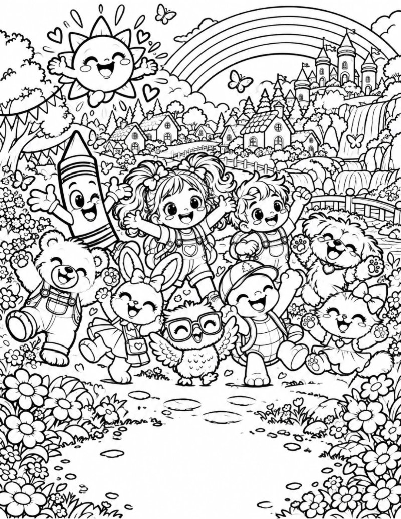 THE LOST COLOR IN cOLORING FUN TIMES WORD — page 23