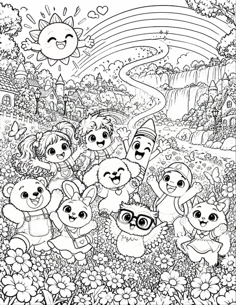 THE LOST COLOR IN cOLORING FUN TIMES WORD — page 25