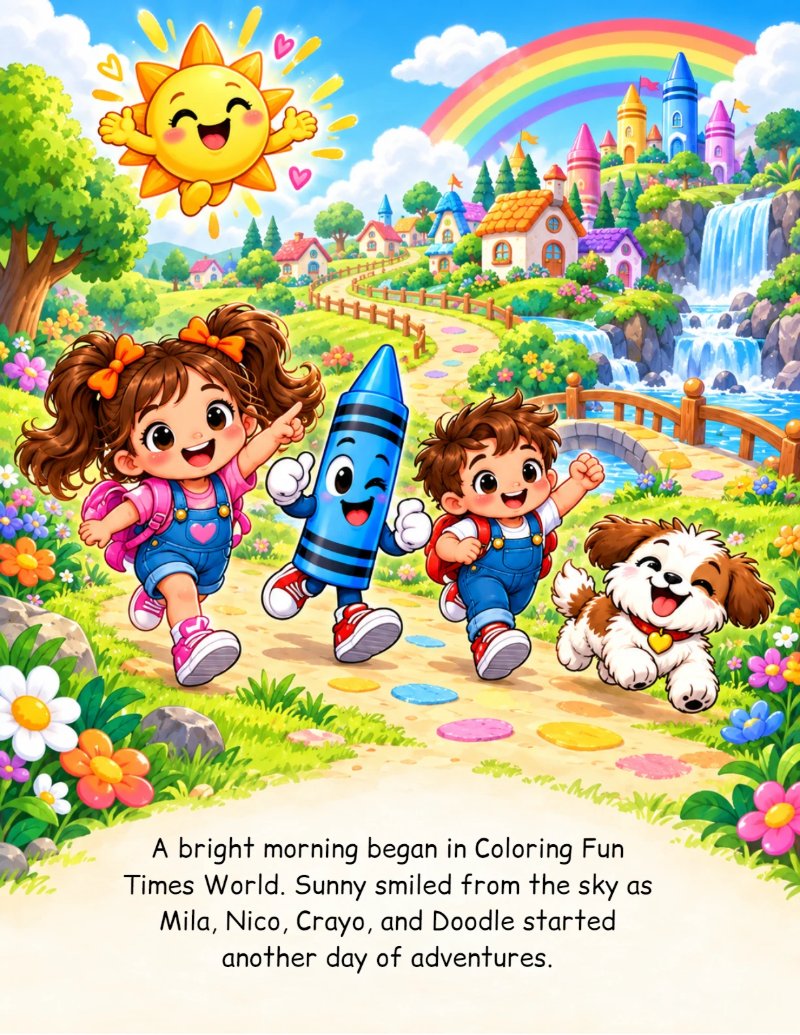 THE LOST COLOR IN cOLORING FUN TIMES WORD — page 4