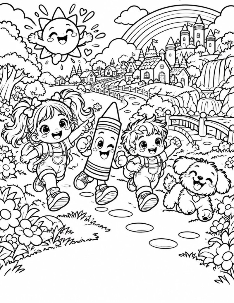 THE LOST COLOR IN cOLORING FUN TIMES WORD — page 5