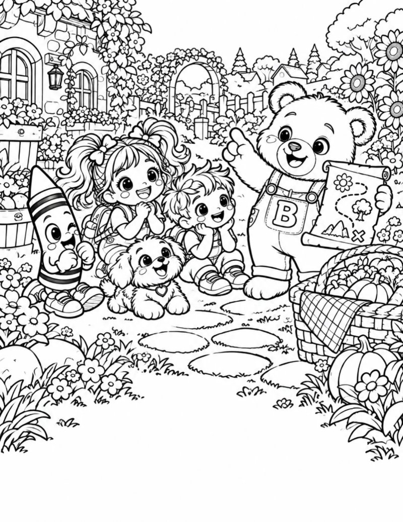 THE LOST COLOR IN cOLORING FUN TIMES WORD — page 9
