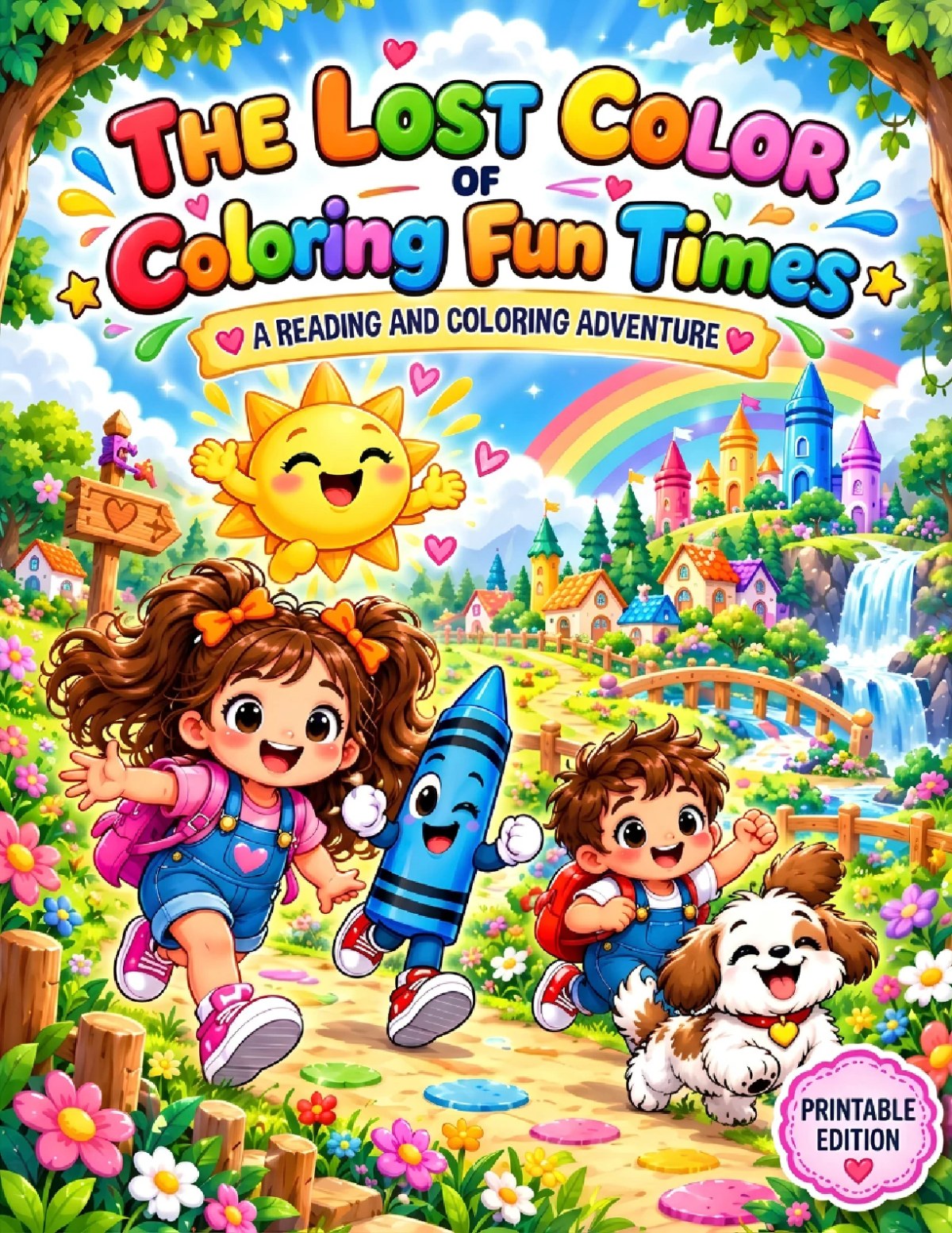 THE LOST COLOR IN cOLORING FUN TIMES WORD