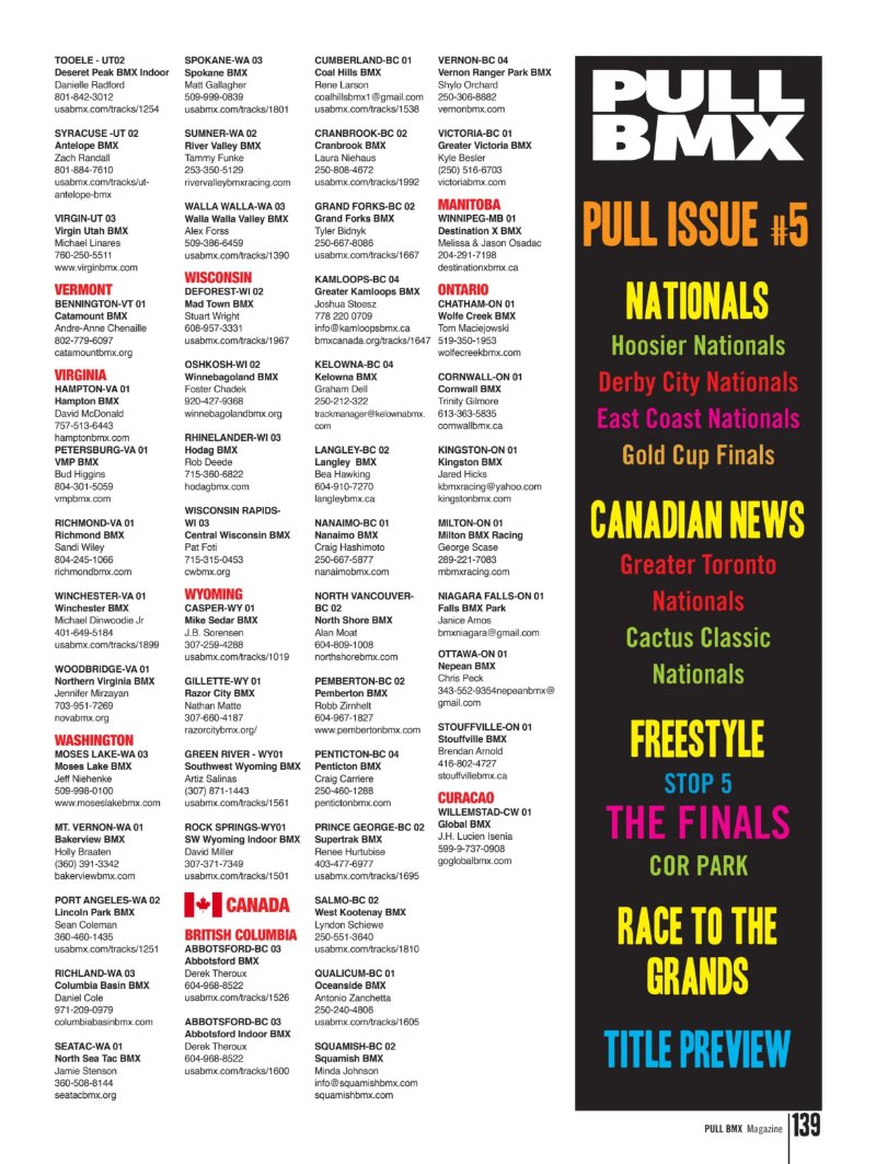 Pull BMX magazine — page 139