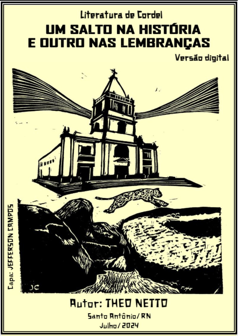 UM SALTO NA HISTÓRIA E OUTRO NAS LEMBRANÇAS (Cordel digital) — page 1