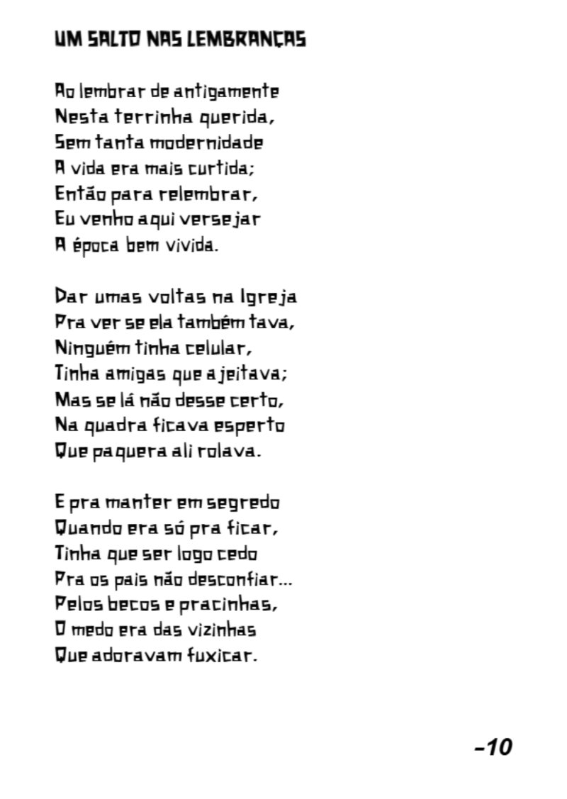UM SALTO NA HISTÓRIA E OUTRO NAS LEMBRANÇAS (Cordel digital) — page 11