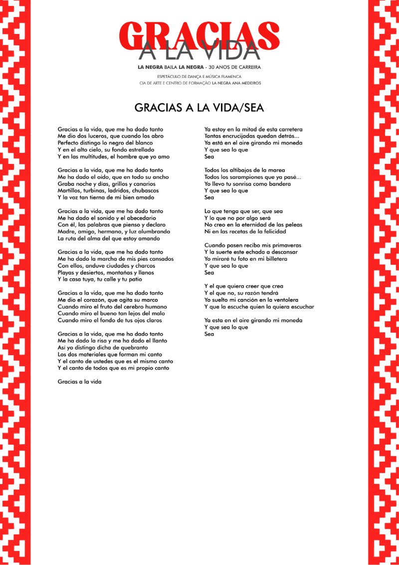 GRACIAS A LA VIDA — page 23