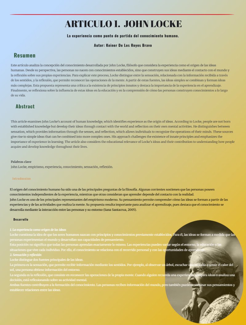 La Experiencia Y La Razon — page 3