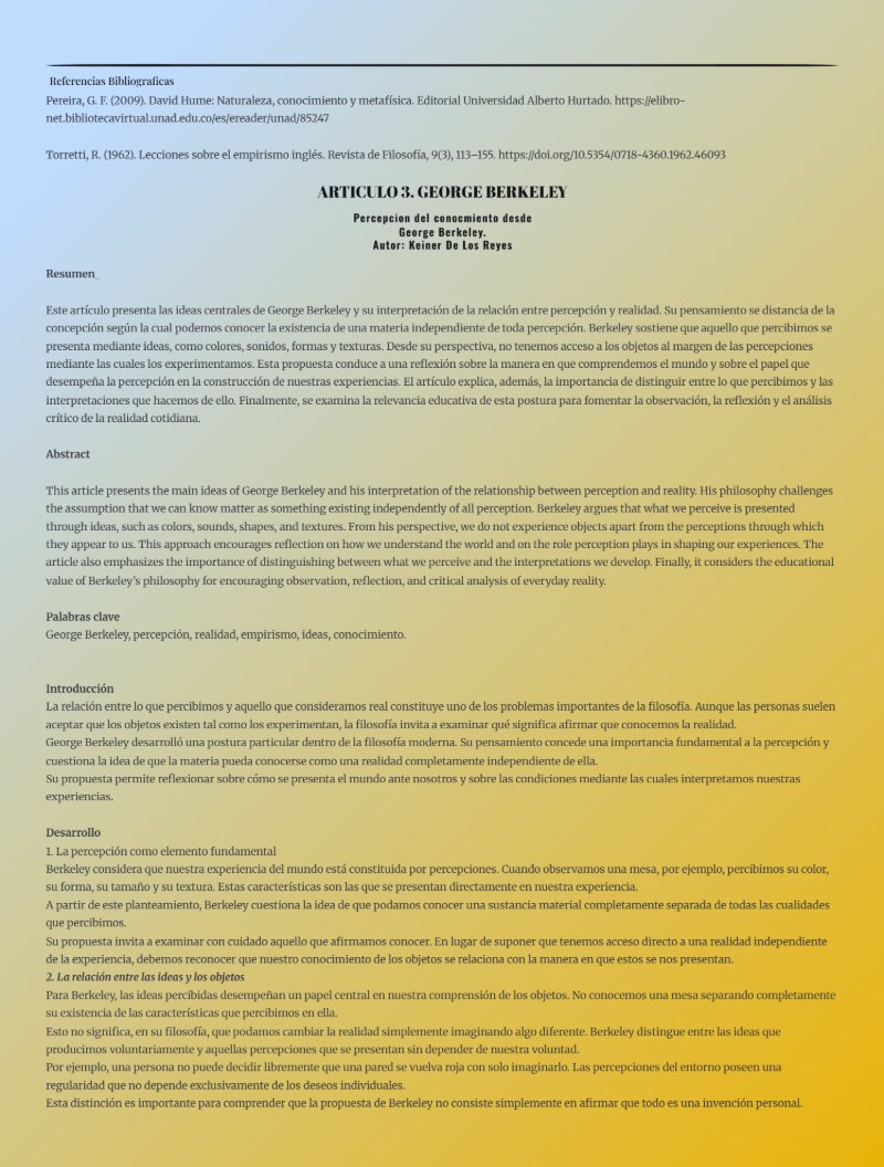 La Experiencia Y La Razon — page 6