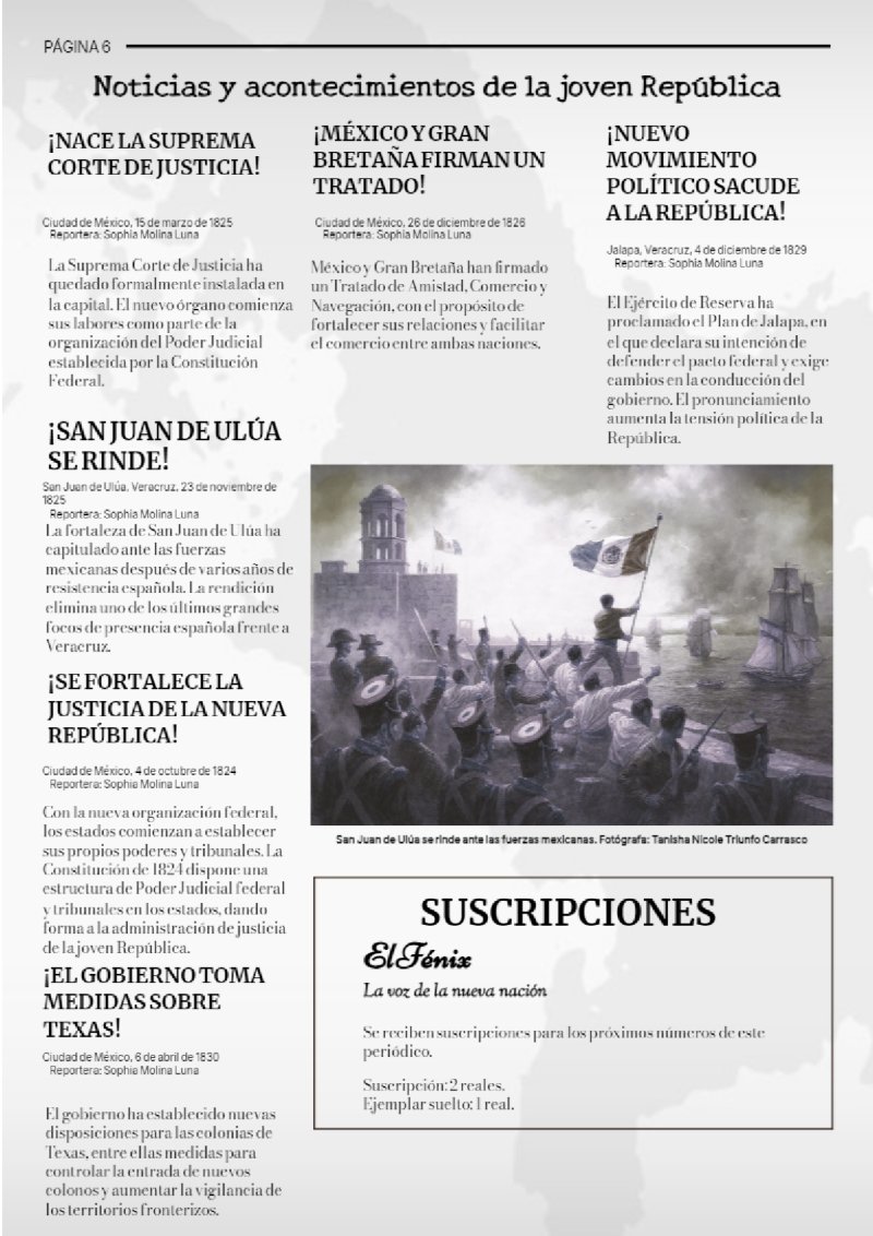 Periódico El Fénix-Edición 1821-1830 — page 6