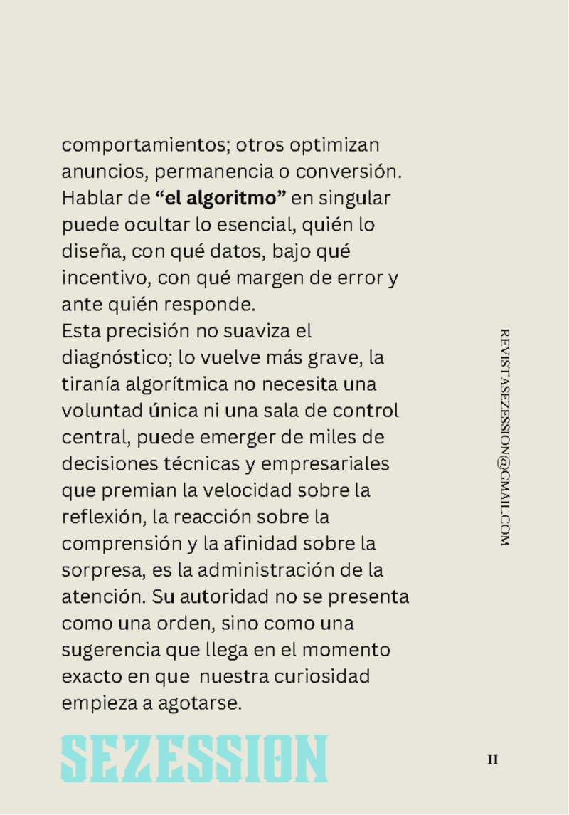 sezession especial buenos lectores n30 — page 11