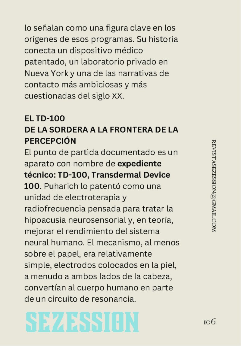 sezession especial buenos lectores n30 — page 106